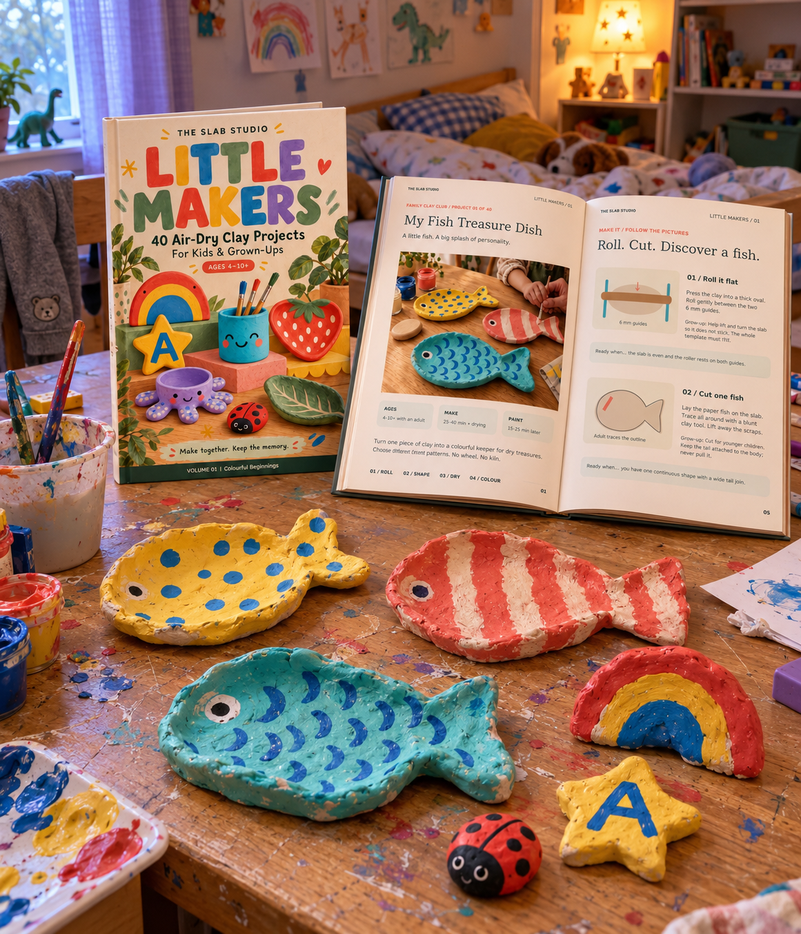 Little Makers | 40 Air-Dry Clay Projects for Kids (Ages 4-10)