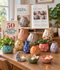 Clay Texture & Characters | 50 Air-Dry Clay Designs + 10 Technique Videos