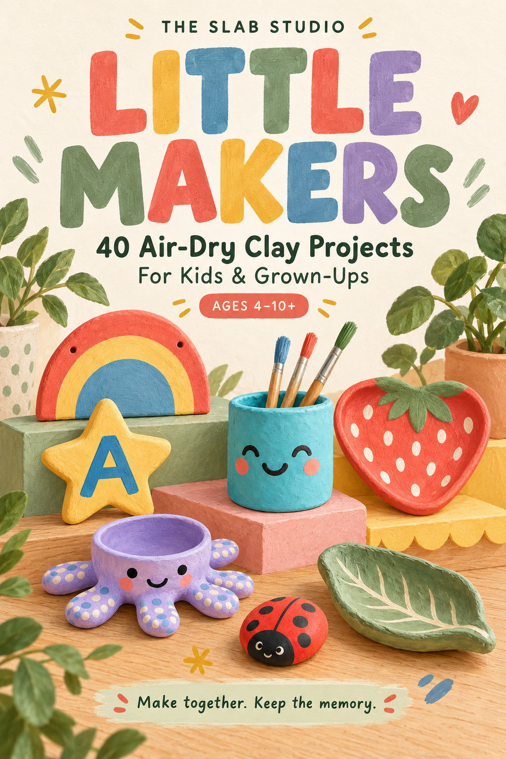 Little Makers | 40 Air-Dry Clay Projects for Kids (Ages 4-10)